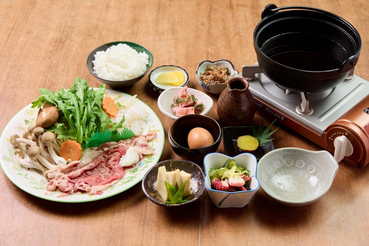 すき焼き定食