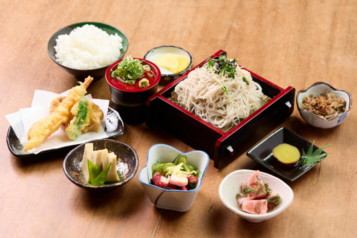 もち麦麺定食