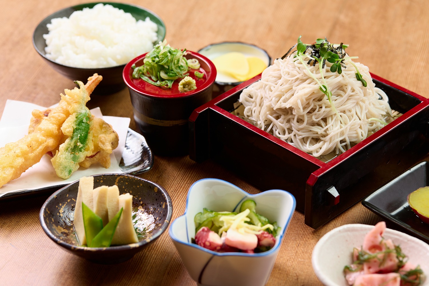 もち麦麺定食